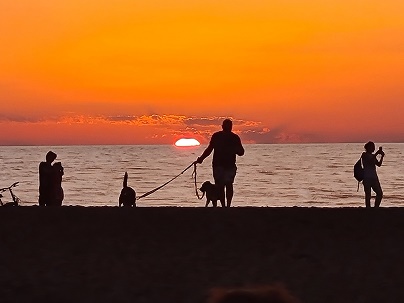 Castagneto Carducci LI, Spiaggia Libera Dog Beach, Sunset